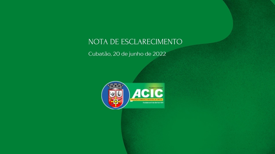 Nota Esclarecimento - ACIC Cubatão